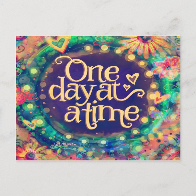 ‘One Day at a Time’ Inspirivity Postcard (Front)