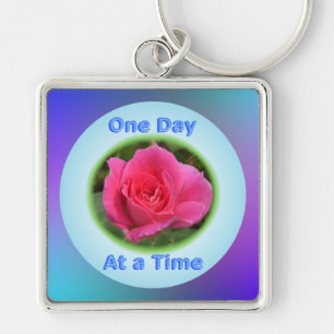 One Day at a Time Keychain