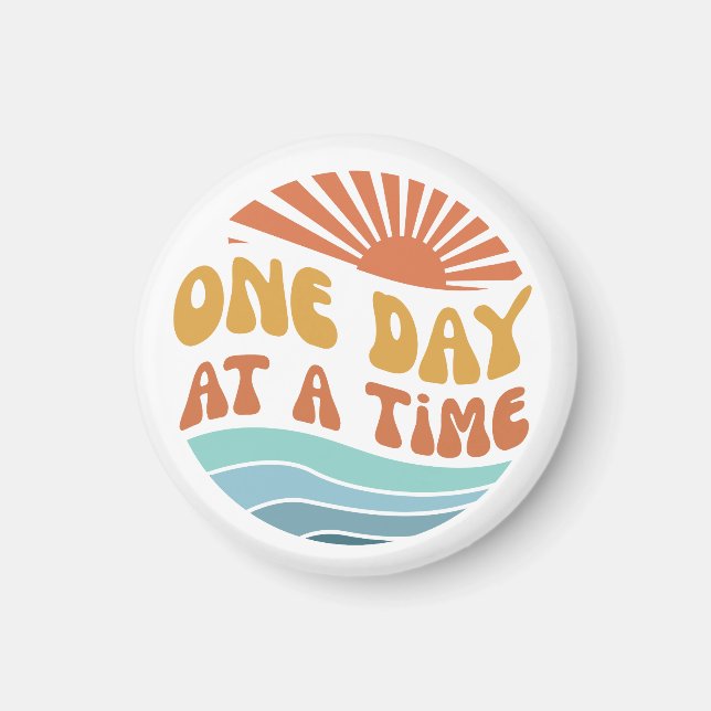 One day at a time magnet (Front)