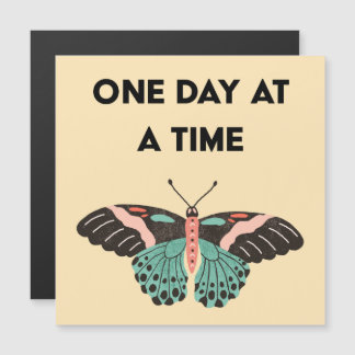 One Day At A Time Magnetic Card