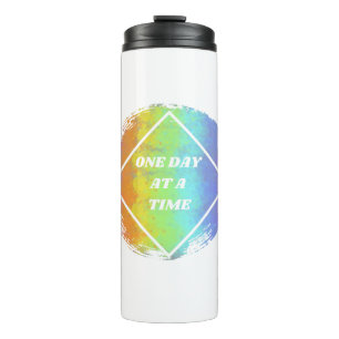 One Day At A Time - Narcotics Anonymous Thermal Tumbler