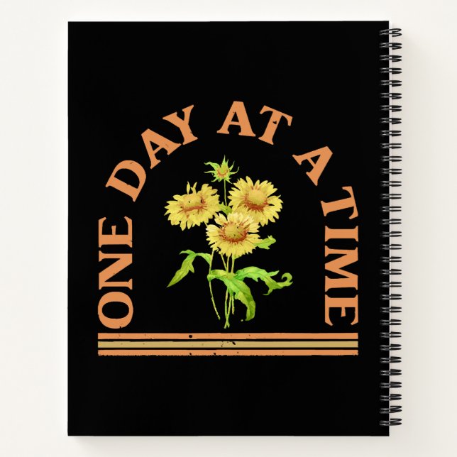 One Day At A Time Notebook (Back)