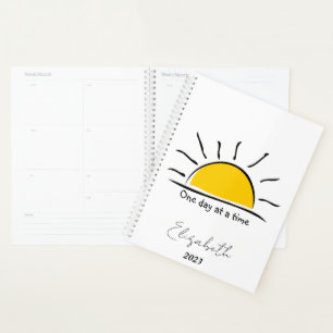 One day at a time personalized, custom year planner