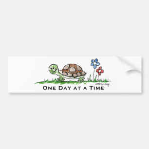 One Day at a Time (Recovery) Bumper Sticker