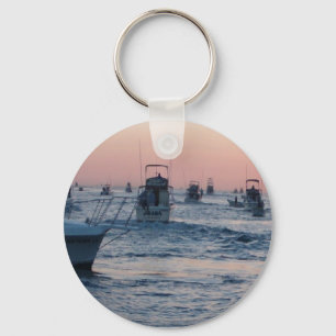 One day at a time sunrise keychain