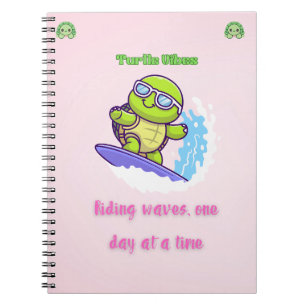 One Day at a Time-Turtle Life For Girls Gifts Notebook