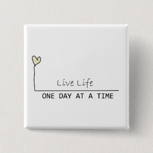 one day at  at  time 2 inch square button