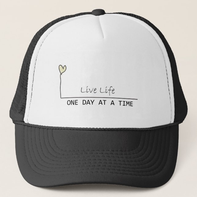 one day at  at  time trucker hat (Front)