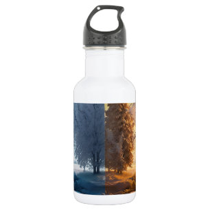One day in winter 532 ml water bottle
