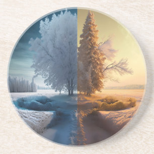 One day in winter coaster