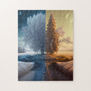 One day in winter jigsaw puzzle