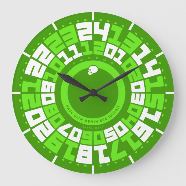 One Day, This Will Be Pleasing to Remember Large Clock (Front)
