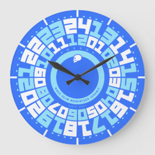 One Day, This Will Be Pleasing to Remember Large Clock