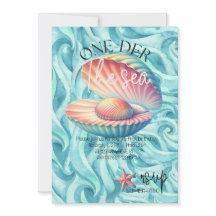 One-der the Sea First Birthday Invitation