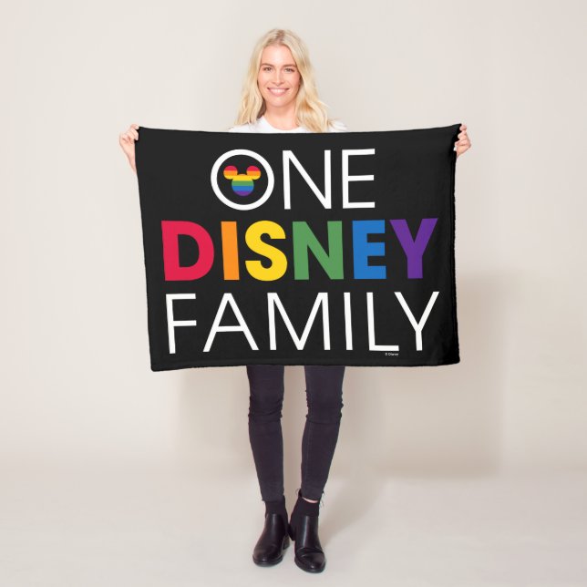 One Disney Family Fleece Blanket (In Situ)