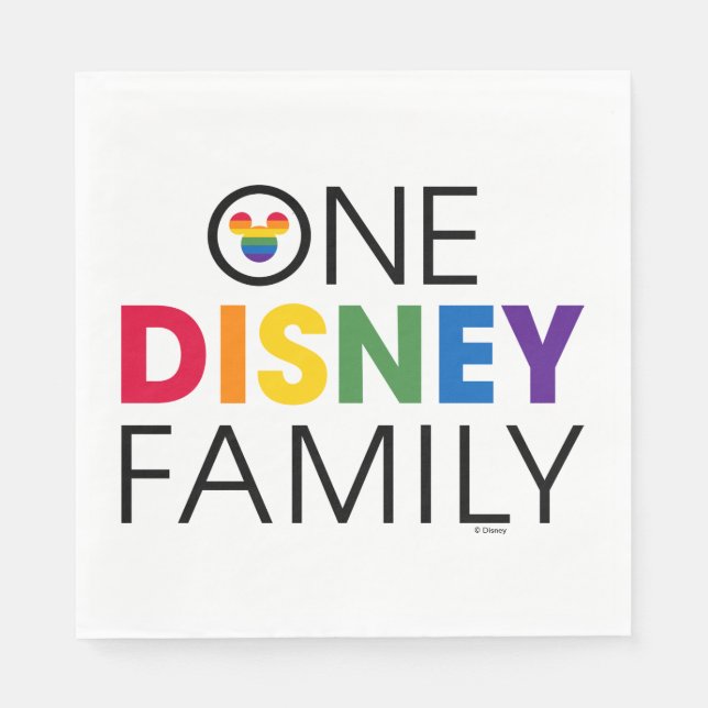 One Disney Family Napkin (Front)