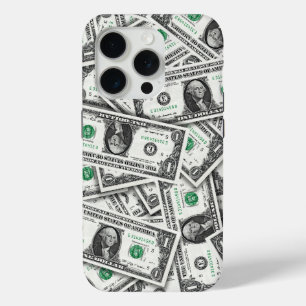 One Dollar Bill Pattern iPhone 15 Pro Case