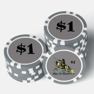 One Dollar(logo) Poker Chips