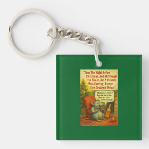 One Drunken' Mouse – Christmas Card Chaos Keychain