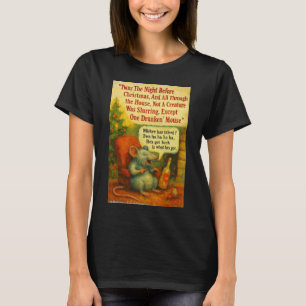 One Drunken' Mouse – Christmas Card Chaos T-Shirt