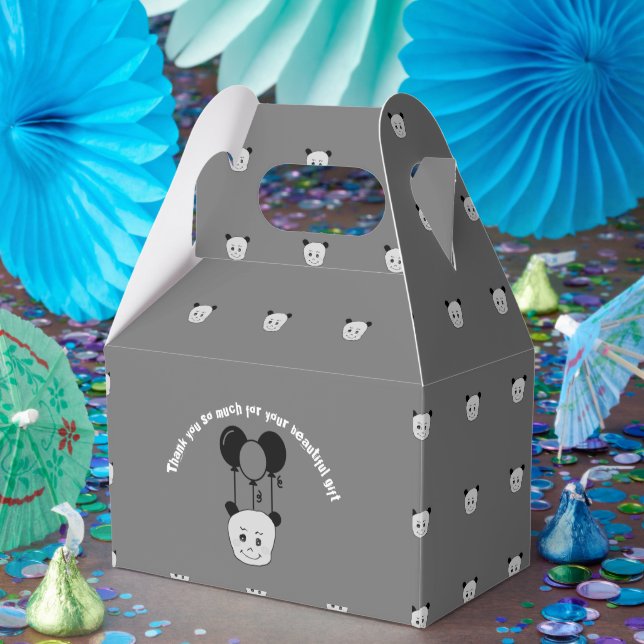 One dudu smile face  favor box (Party)
