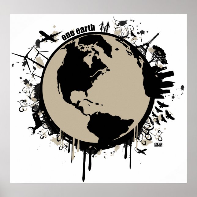 One Earth Poster (Front)
