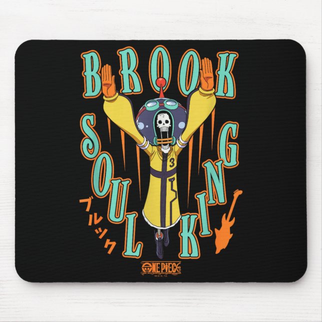 One Ece Anime Flying Soul King Brook Egghead Islan Mouse Pad (Front)