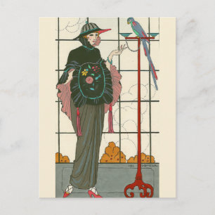 One Embroidered Sleeve by George Barbier Postcard