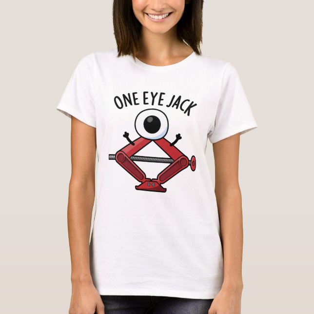 One Eye Jack Funny Car Jack Pun  T-Shirt (Front)