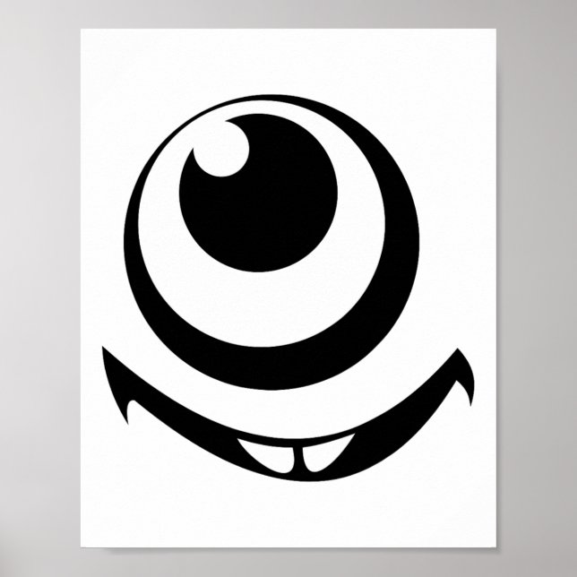 One Eye Monster Costume Easy Costume Ideas Hallowe Poster (Front)