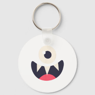One Eye Monster Easy Costume Ideas Halloween Graph Keychain
