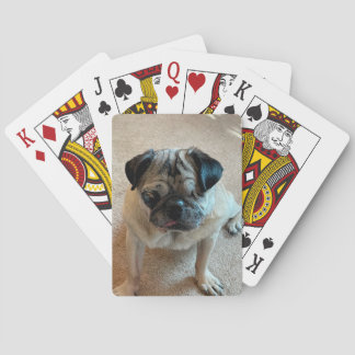 One-Eyed Jack Pug Playing Cards