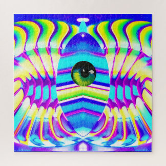 One-Eyed Star Beast Ken Gauge Psychedelic Art Jigsaw Puzzle