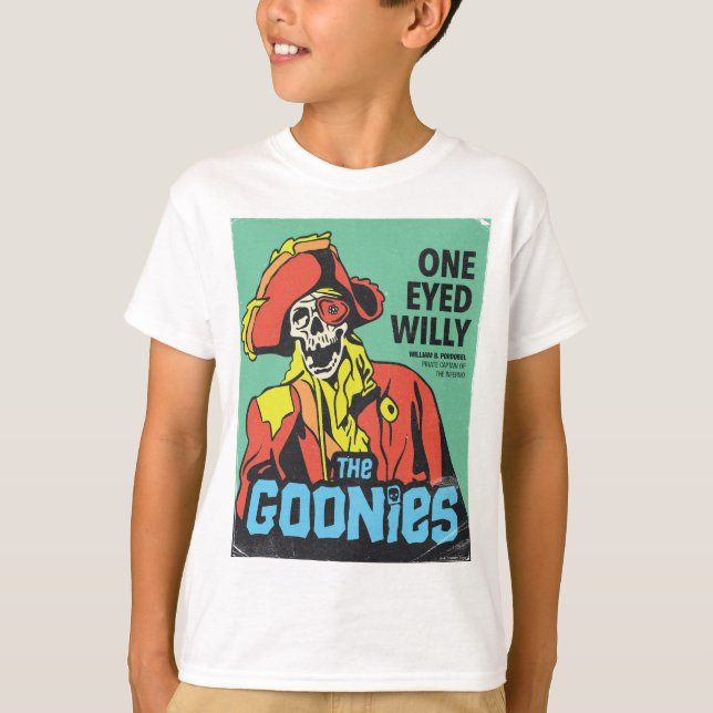 One-Eyed Willy Pirate Captain of The Inferno T-Shirt (Front)
