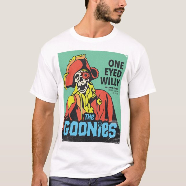 One-Eyed Willy Pirate Captain of The Inferno T-Shirt (Front)