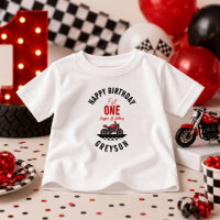 One Fast Race Motorcycle Boy 1st Birthday Party