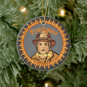 One Firefighter firefighters ornament