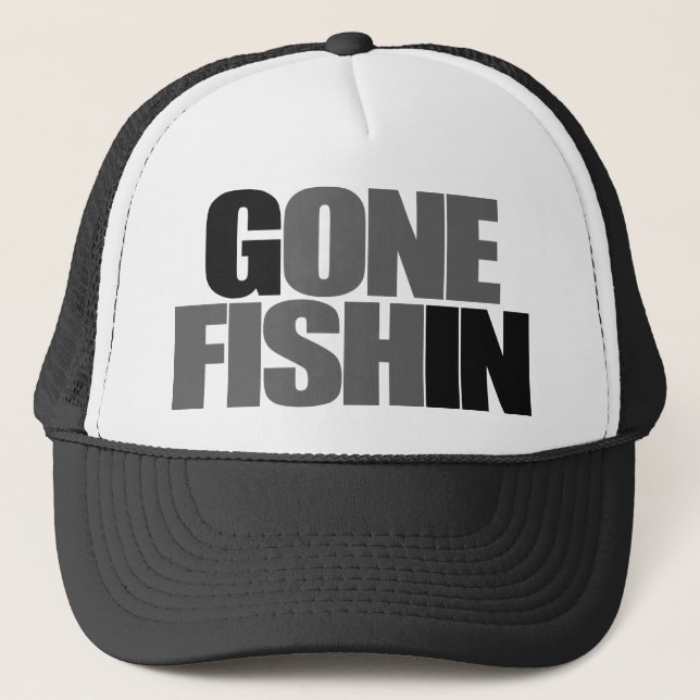 One Fish GONE FISHIN Hat (Front)
