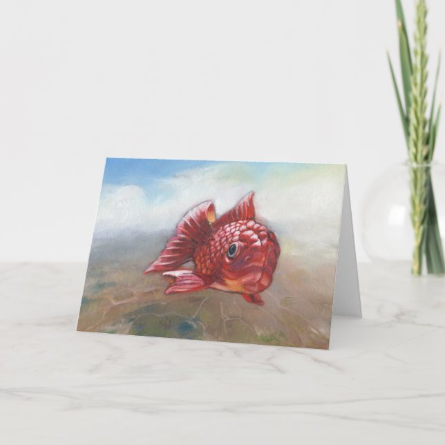One Fish, Red Fish Card (Front)
