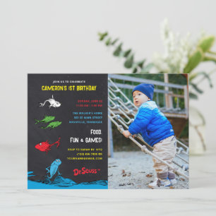 One Fish Two Fish - Kids Photo Birthday Invitation