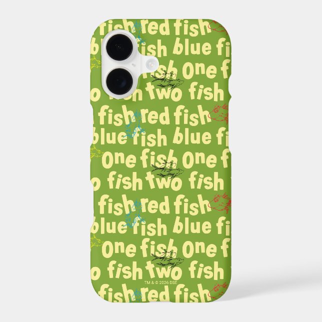 One Fish Two Fish Typography Pattern (Back)