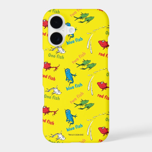 One Fish Two Fish Yellow Pattern (Back)