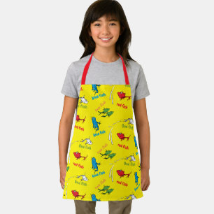 One Fish Two Fish Yellow Pattern Apron