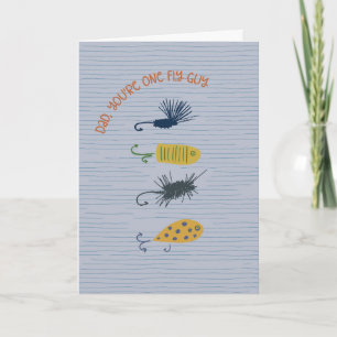 One Fly Guy Hand Drawn Father's Day Greeting Card