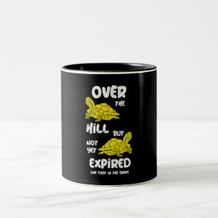 One Foot In The Grave Two-Tone Coffee Mug