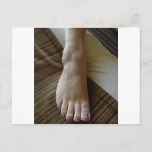 ONE FOOT TO WORSHIP POSTCARD