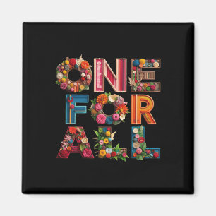One For All Embrace Unity Magnet
