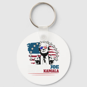 One For Joe One For Kamala Funny Trump Vote Trump  Keychain