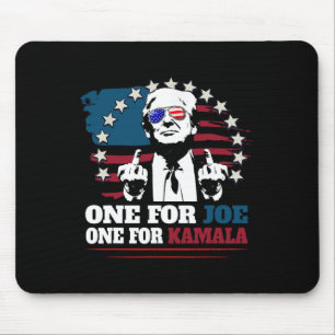 One For Joe One For Kamala Funny Trump Vote Trump Mouse Pad