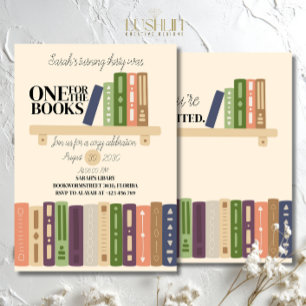 One for the Books Book Lover’s Thirtieth Birthday Invitation